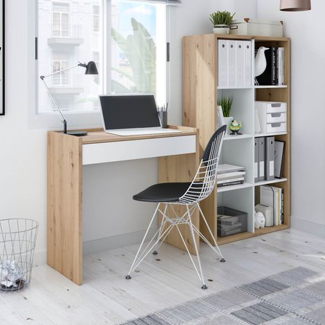 Bureau en bois avec tiroir (1/5)