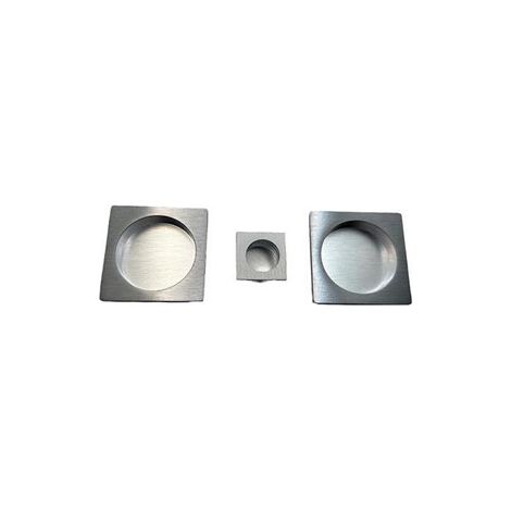 KIT MANIGLIE QUADRO CIECO PORTE SCORREVOLI CROMO