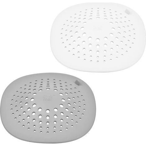 Lot de 2 Lavabo Filtre, Filtre Drain de Douche Filtre Evier Cuisine Filtre Cheveux Douche Filtre Évier en TPR avec Ventouse (1/5)