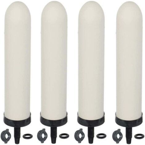 4er-Pack Ersatz-Keramik-Wasserfilter für Wasserfiltersystem (1/4)
