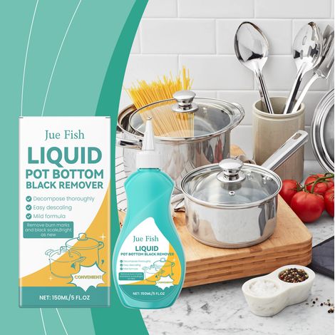 Cookware cleaner, gentle detergent for controlling oil and scale buildup, cleaning, polishing, and preventing rust -- 150ml (1/5)