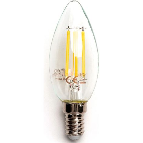 Lampadina aigostar c35 4W 470lm bianco caldo