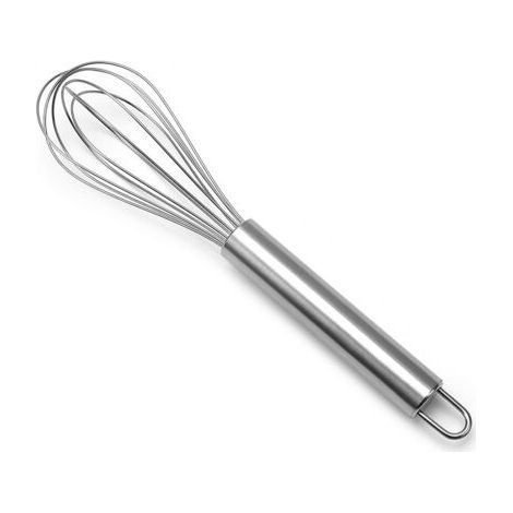 20cm(8inch) Silver Manual Egg Beater, Whisk, Beater, Egg Beater for Beating Cream and Eggs, for Cooking Eggs. (1/5)
