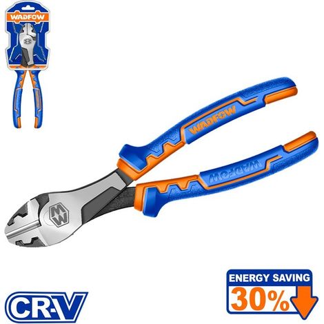 Alicate de corte diagonal WADFOW 200mm Cr-V con desbarbado (1/3)