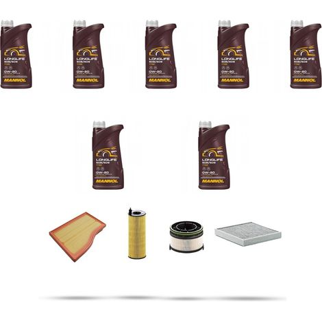 Kit tagliando 4 FILTRI e 7L OLIO compatibile con Mercedes Classe A (w177) 180 d 85kw Dal 2020 (1/5)