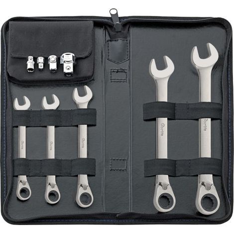 Insieme Chiave A Cricchetto. 9 Parti Fortis Umsch.8-19Mm