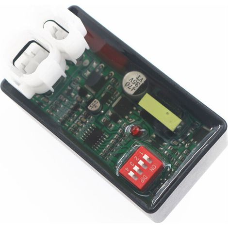 CDI Réglable Transparent DC pour Moteur GY6 125-250CC - Allumage Électronique à Puces avec Interrupteurs DIP pour Scooter et Quad ATV - Module Performance (1/5)