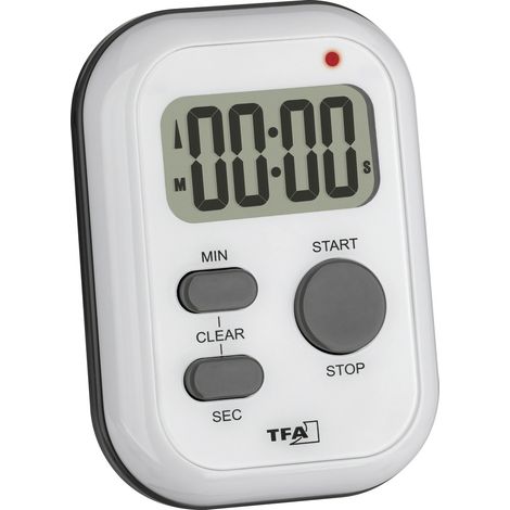 TFA Dostmann Timer Weiß digital (1/5)