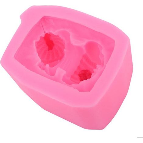 1 Moule 3D Silicone Bébé endormi Non toxique Résistant températures -40°C à +230°C Pâtisserie (1/5)