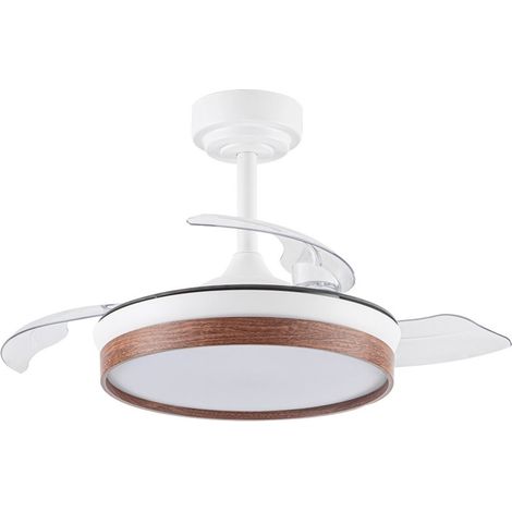 Ventilatore LED con pale pieghevoli Panam Mini Cherry 46W 5520Lm CCT