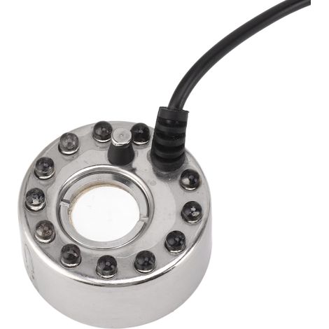 Brumeur à LED 12 Coulourful pour Fontaine Bassin Rocher Aquarium avec Interface DC 5V (1/5)