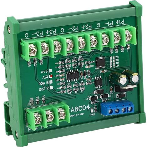 Module de Capteur de Température pour Capteurs PT100 3 Fils 2 Fils Capteur de Température PT100 RTD RS485 avec Boîtier de Rail de Guidage Contrôle de Température Constant B500 DC12V (1/5)