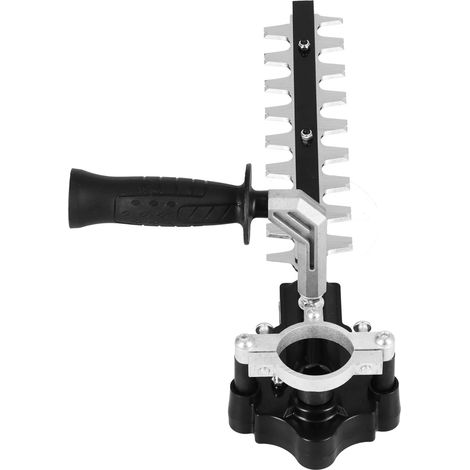 Taille-haie électrique portatif à double lame pour jardin, compatible avec meuleuses d'angle M14 et M10 (1/5)