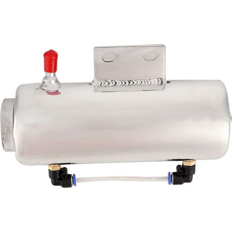 Réservoir de liquide de refroidissement en aluminium 500ml avec trop-plein pour radiateur (1/5)