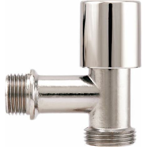 Rubinetto per lavatrice a manopola Itap con rosone da 1/2" art. 250