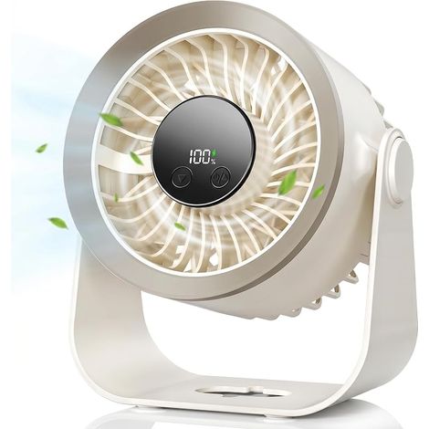Ventilateur de Bureau USB Silencieux, 100 Vitesses Mini Ventilateur Table (1/5)