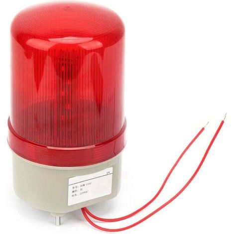 220VAC clignotant clignotant rouge LED voyant d'avertissement diamètre 97mm (1/4)
