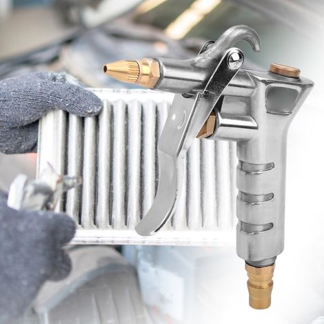 Druckluftpistole mit langer Düse zum Ausblasen von Staub, Reinigen von Computergehäusen und Motoren (1/5)