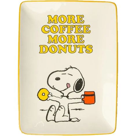 Svuotatasche Snoopy More Donuts 16x22 cm bianco BLOGO DESIGN