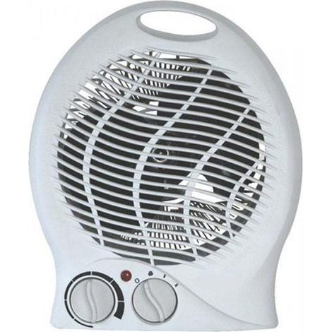 STUFA ELETTRICA 2000W STUFETTA CALDOBAGNO BAGNO CON TERMOSTATO TERMOVENTILATORE