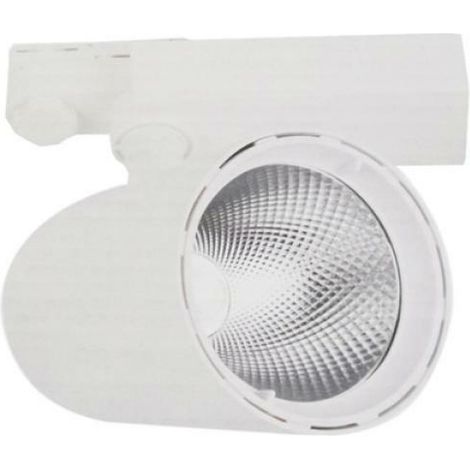 Faretto led a binario 40w monofase illuminazione a binario led faro cob 6400k (1/2)