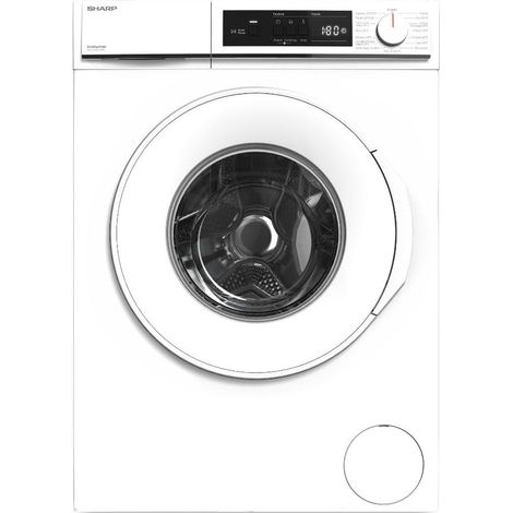 Lavatrice A Carica Frontale Sharp ES NFA4101WD 4 Kg Classe D 1000 Giri (A84,5xL59,7xP36,2) Bianco