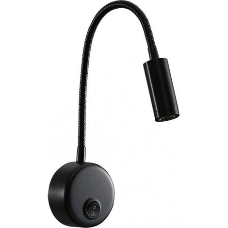 Wenden Sie 3 W 4000 K 285 lm Edgar Black 40 x 7 x 19 cm mit Schalter an, beweglich und einstellbar