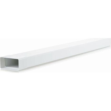 Tube plat conduit de ventilation 1000 mm avec manchon
