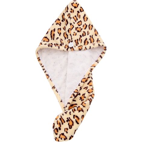 1 Serviette cheveux, microfibre, séchage rapide, bandeau sécurisé, cheveux longs bouclés (1/5)