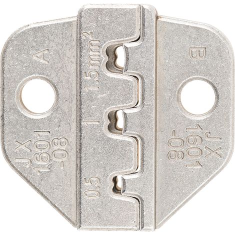 Pince à sertir JX-1601-08 AWG26-16 0,14-1,5 mm², pince à sertir, virole de lacet, pince à sertir, extrémité de cordon, mâchoires, moule pour pince Dupont, outil de tête de moule de coupe (1/5)