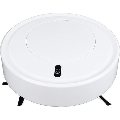 Aspirateur Robot Intelligent 3-en-1 pour Maison, Collecteur de Poussière Silencieux, Nettoyage Automatique, Équipement Blanc 22x22x5cm (1/5)