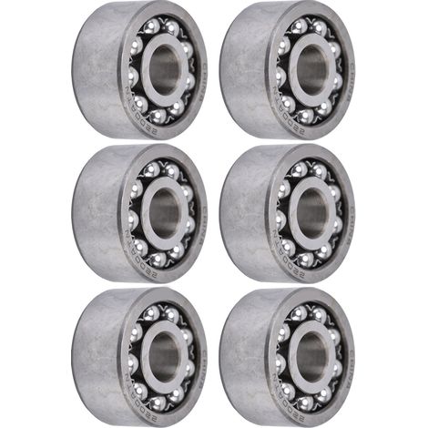 6 Stück selbstausrichtende zweireihige Radialkugellager, mechanisches Zubehör 2200 (1/5)