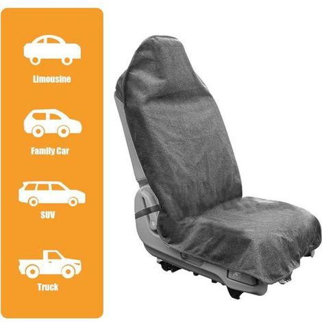 Housse siège voiture avant universelle grise étanche accessoire intérieur gris HOUSSE DE SIEGE (1/5)