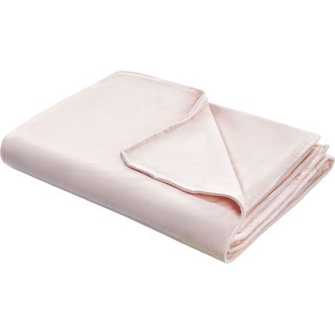 Weighted Blanket Cover 800 RHEA 120 x 180 cm Pastel Pink