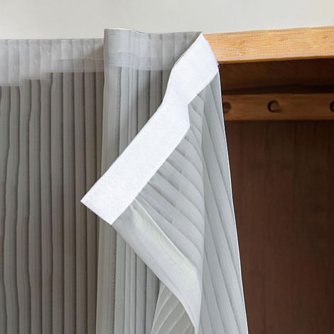 Rideau D'Armoire Anti poussière Auto adhésif pour éTagèRes, Porte, Armoires à Chaussures, Machine à Laver