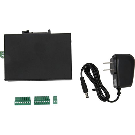 8-Port RS232/RS485/RS422-Seriell-zu-Glasfaser-Konverter, bidirektionales optisches Modem, serieller Geräteserver, EU-Stecker