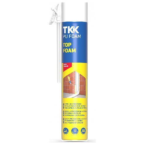 SCHIUMA POLIURETANICA PU FOAM TOP- 750 ml- TKK- pezzi 1