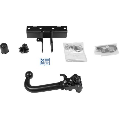 Attelage rotule démontable AUTO-HAK + faisceau Trail-Tec spécifique 13 broches - JEEP WRANGLER IV (1/2)