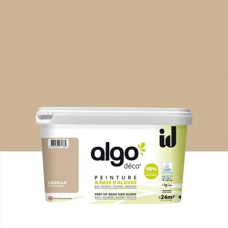 Peinture écologique Algo - Marron Cavallo - 2L / Satin (1/5)