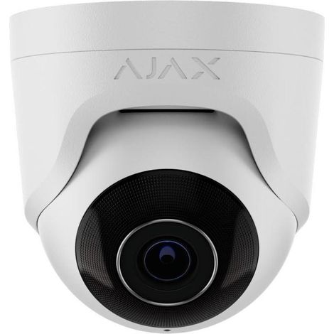 Ajax Turret cámara de vigilancia blanca de alta definición