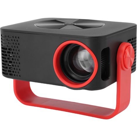 Projecteur portable rotatif à 360° WiFi 1080p, correction trapézoïdale 150 ANSI, projecteur LED pour films d'extérieur, compatible PC portable et prise australienne. (1/5)