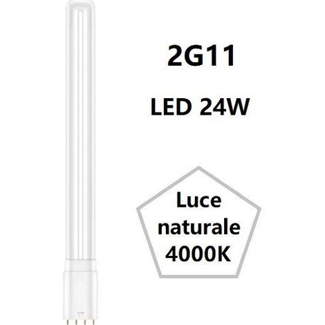 2G11 LAMPADINA PL A LED 24W  LUCE NATURALE 4000K 3400LM BOT LIGHTING