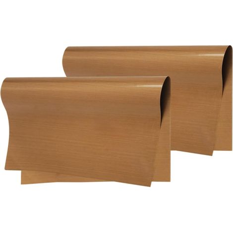 2 feuilles Tapis de Cuisson Double Face Résistant Chaleur pour Moules à Gâteaux Tapis Lisse Réutilisable Antiadhésif Flexible pour Four et Pâtisserie'-'- (1/5)