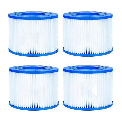 Pour type VI Pool filtre, Lot de 4 pièces filtre compatible avec 90352E (1/5)