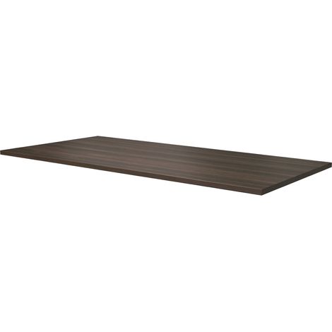 Schreibtischplatte - Spanplatte Japandi dunkelbraun - 160x80 cm (1/2)