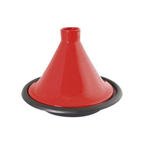 Crealys - crealys 509833 tajine fonte acier noir couvercle grès