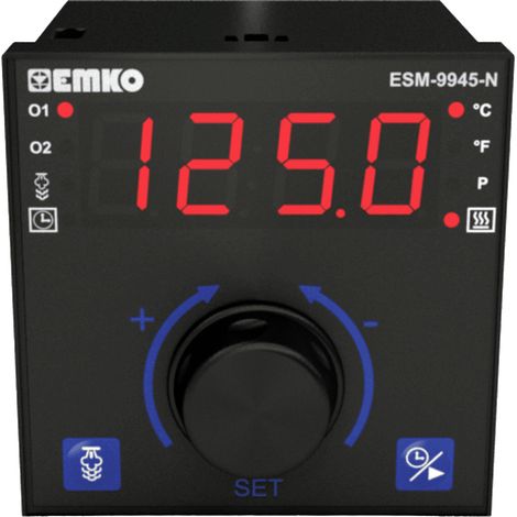 Emko ESM-9945-N 2-Punkt, P, PI, PD, PID Temperaturregler Pt100 -200 bis +1700 °C Relais 5 A (L x B x