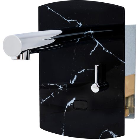 presto domo sensia pm grifo lavabo mural mezclador transformador mÃ¡rmol negro p2679251 (1/2)