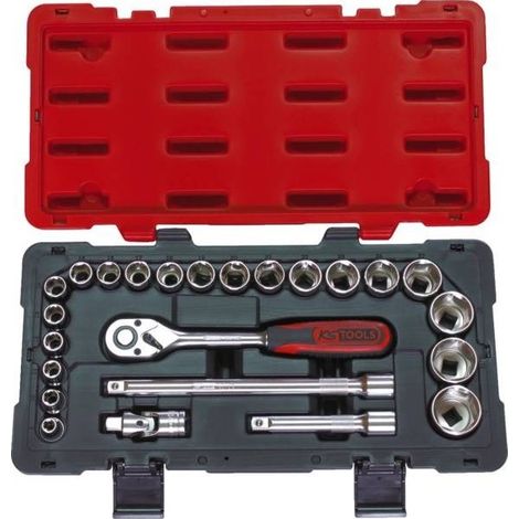 Coffret de douilles 24 pieceset accessoires ultimate 1-2'