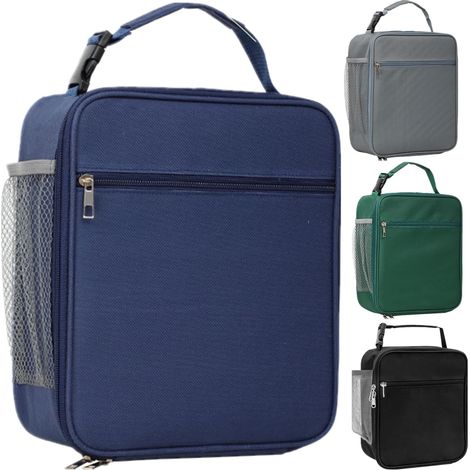 Sac à lunch, jolie boîte à lunch isotherme en carton, sac à lunch réutilisable et imperméable, sac à lunch pliable pour femmes, hommes, enfants et étudiants, pour les voyages, les pique-niques et l'éc (1/5)